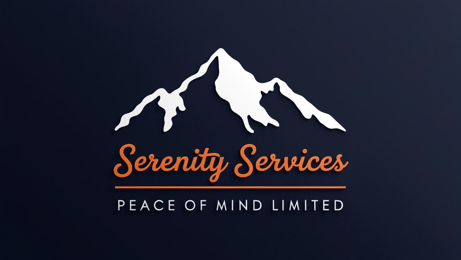 QR code linking to Serenity Services contact
